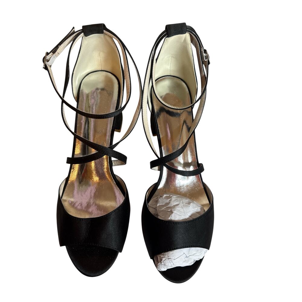 Elegant Black Strappy Heels